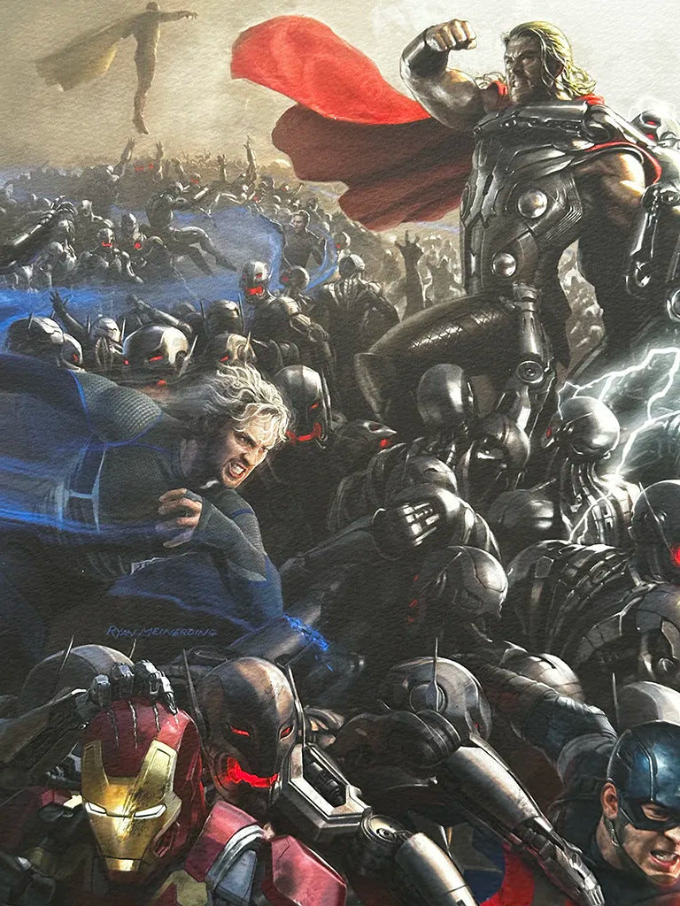 Avengers: Age of Ultron Concept Art Collaboration by Ryan Meinerding, Andy Park, Charlie Wen