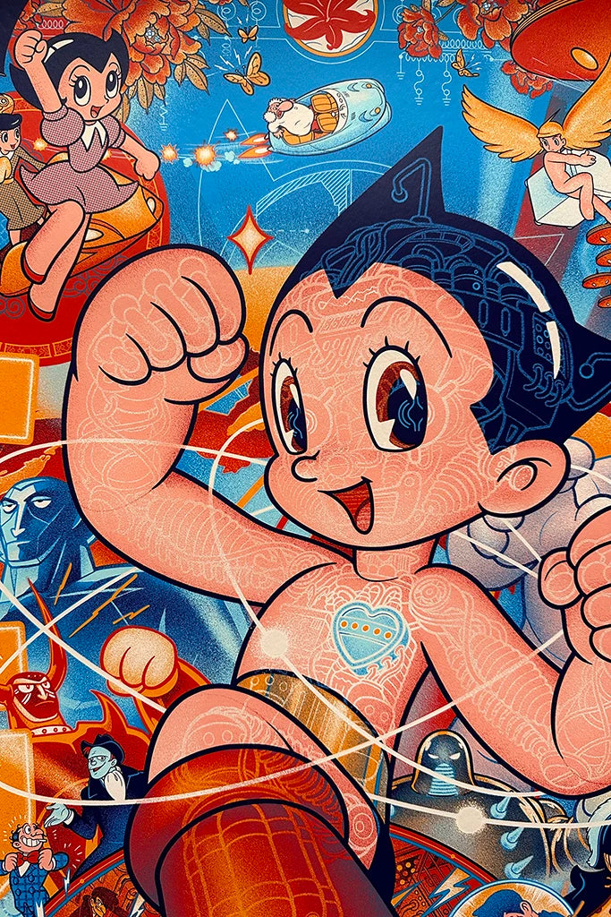 Astro Boy - Glow in the Dark Variant by Martin Ansin