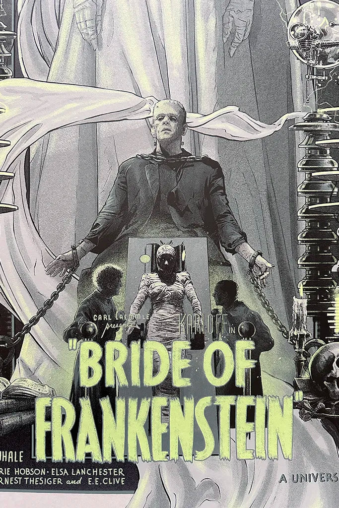 The Bride of Frankenstein - Variant by Vance Kelly