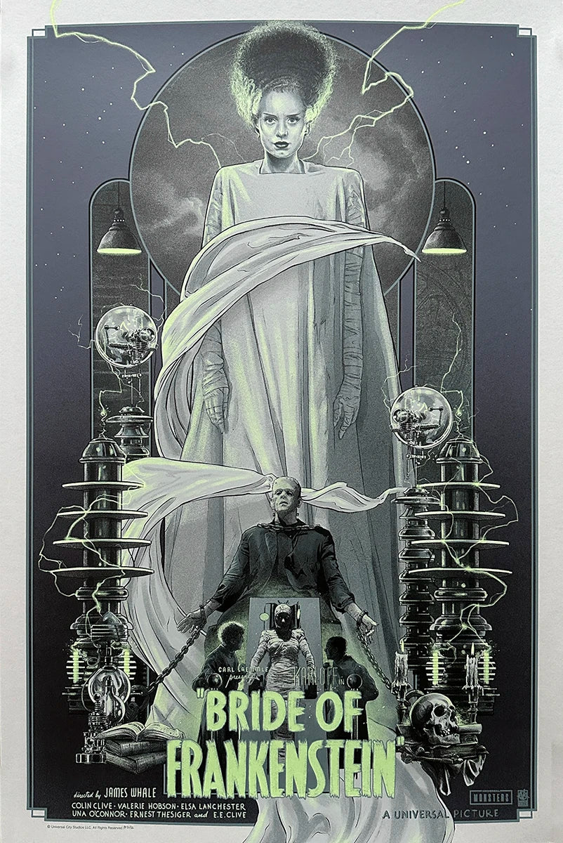The Bride of Frankenstein - Variant by Vance Kelly
