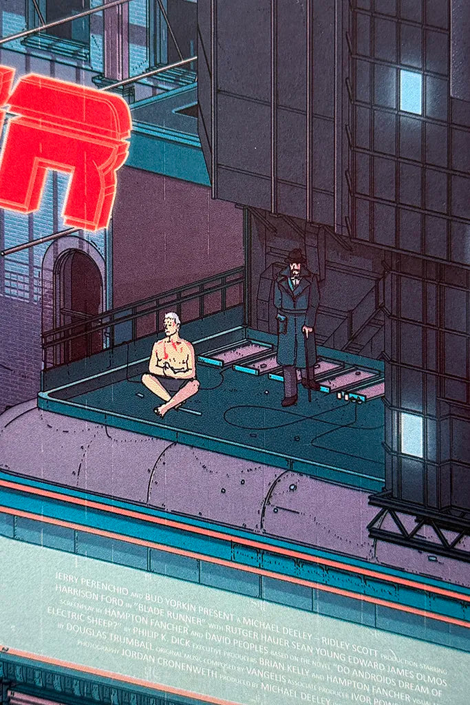 Blade Runner - Tears in the Rain Variant by Doug John Miller