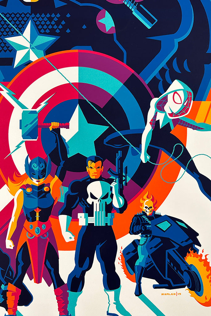 The Modern Age of Marvel by Tom Whalen