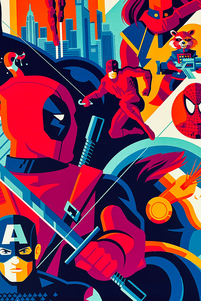The Modern Age of Marvel by Tom Whalen