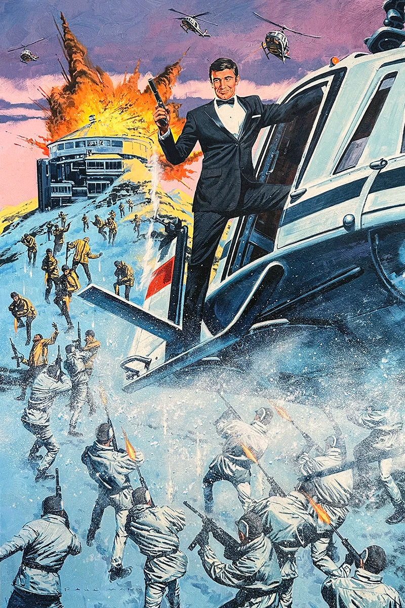 On Her Majesty's Secret Service - Art Print by Paul Mann