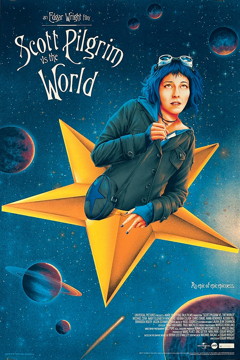 Scott Pilgrim vs. the World - Blue Hair by Matt Ryan Tobin
