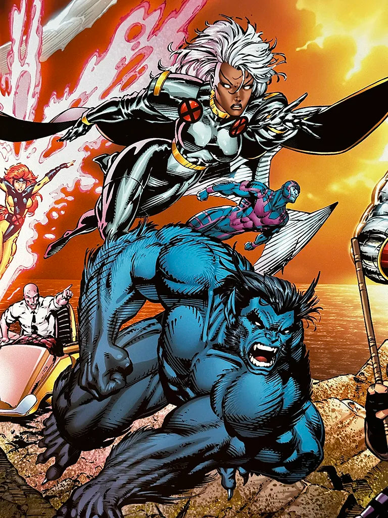 X-men # 1 20th Anniversary Foil Variant by Jim Lee